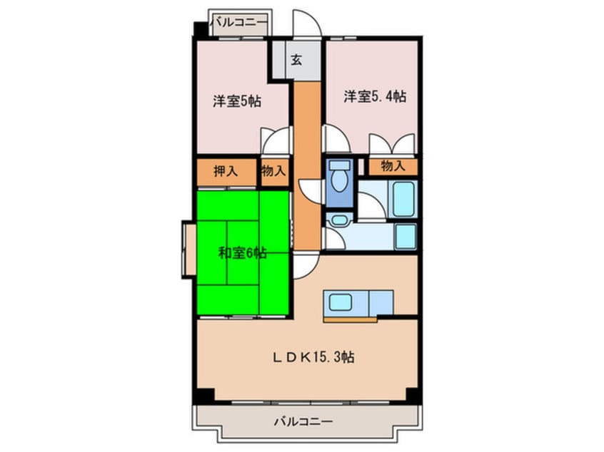 間取図 サントヴィラージュ