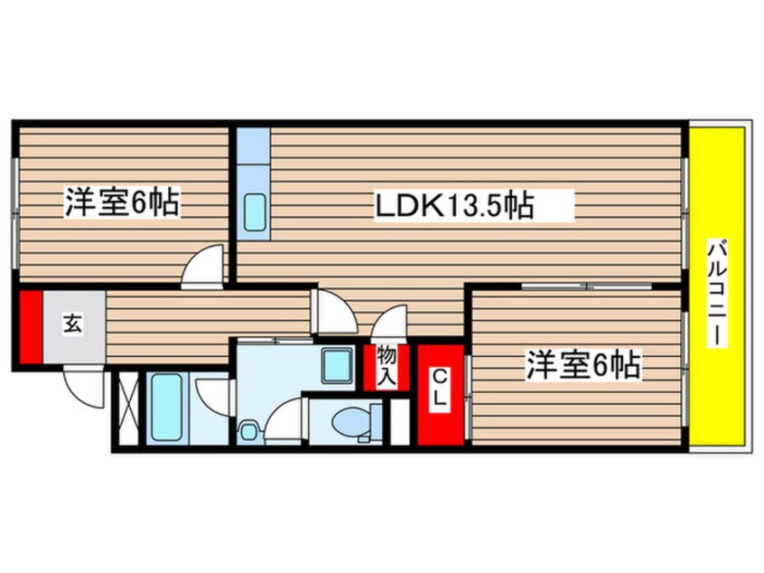 間取図 マンション杉