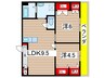 八事石坂ビル 2LDKの間取り