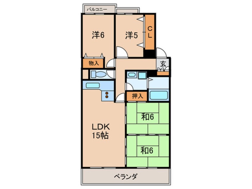 間取図 インテリジェント高間台Ⅰ