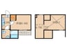 Ａｄ Ｃｏｍｐａｓｓ 1Kの間取り
