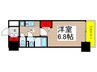 ﾌﾟﾚｻﾝｽ上前津ｴﾚｽﾀ(214) 1Kの間取り
