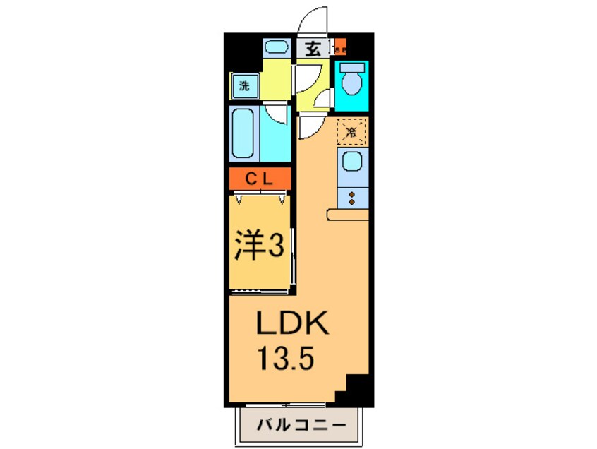 間取図 ディアコ－ト白川