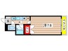 ラピアス吹上 1Kの間取り