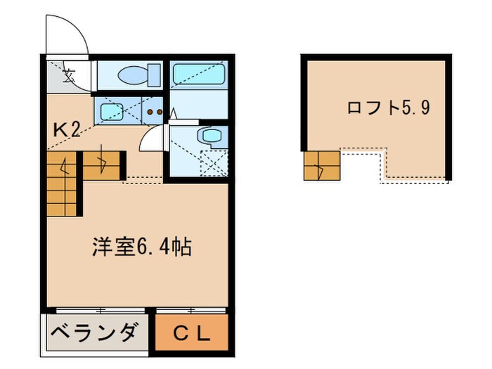 間取り図 ハーモニーテラス清水Ⅵ