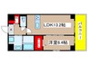 GRAN DUKE伝馬町 1LDKの間取り