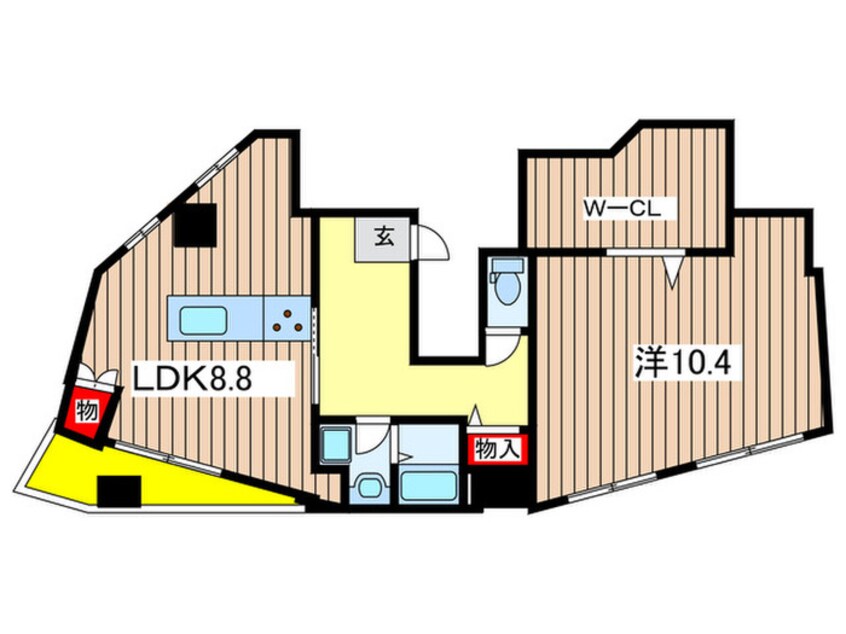 間取図 パックス荒畑Ⅱ