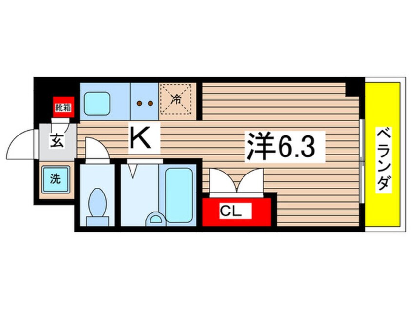間取図 フロンティアハイツ