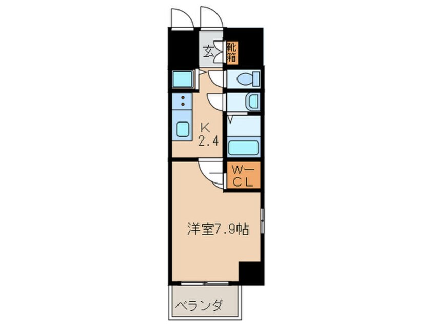 間取図 エスリード名城公園プライム