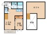Ampio荒子 1LDKの間取り