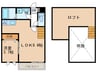 Ampio荒子 1LDKの間取り