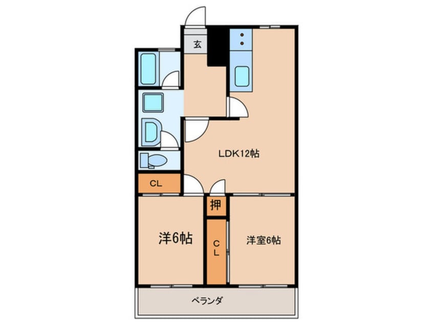 間取図 アマビーレ新木曽川