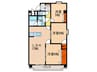 徳重セントラルビル 3LDKの間取り