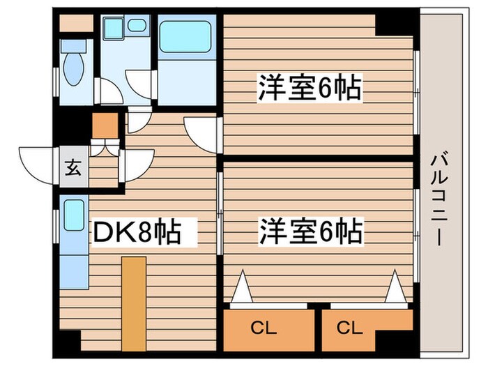 間取り図 ガーデンコート新栄