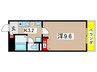 Ｔｈｅ　Ｓｑｕａｒｅ 1Kの間取り