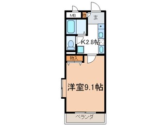 間取図 Ｔｈｅ　Ｓｑｕａｒｅ