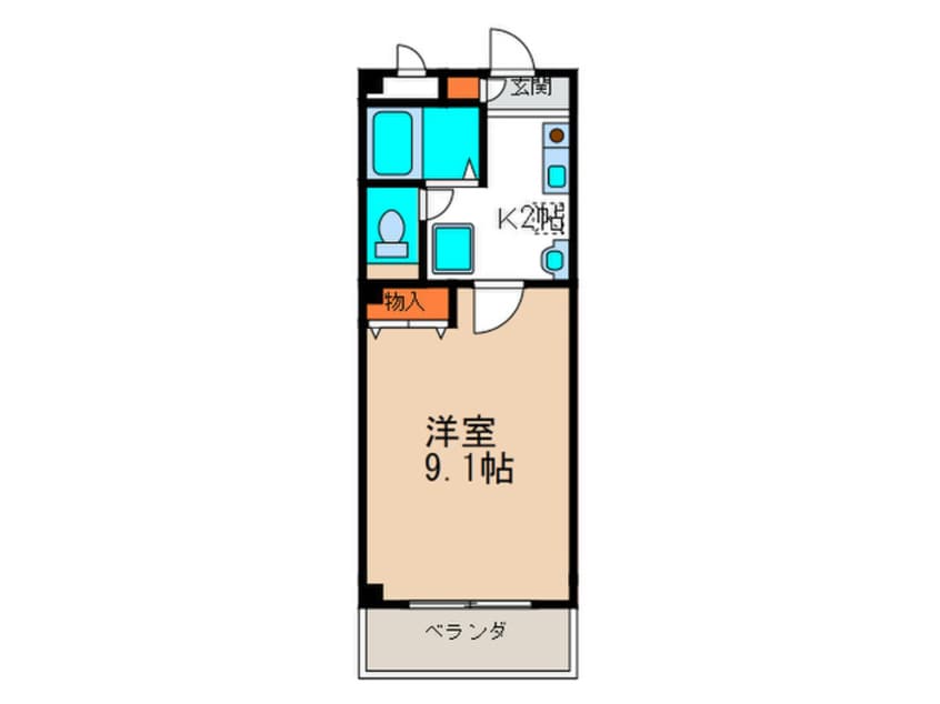 間取図 Ｔｈｅ　Ｓｑｕａｒｅ