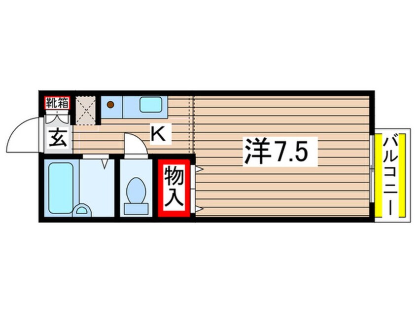 間取図 セジュール池端パークＡ棟