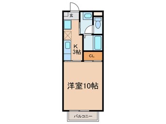 間取図 シャルマン新池