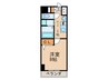 S-FORT上社 1Kの間取り