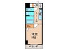 S-FORT上社 1Kの間取り