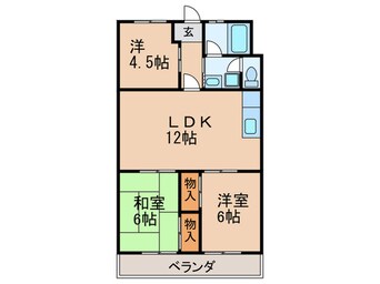 間取図 第２信栄ハイツ