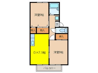 間取図 サフラン
