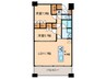 八田マンション 2LDKの間取り