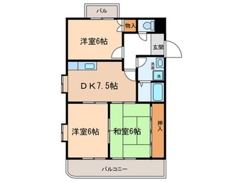 間取図 セントラルみのりハイツ
