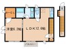 アークリベール東山 1LDKの間取り