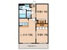 エクセルハイム・Ｎ 2LDKの間取り