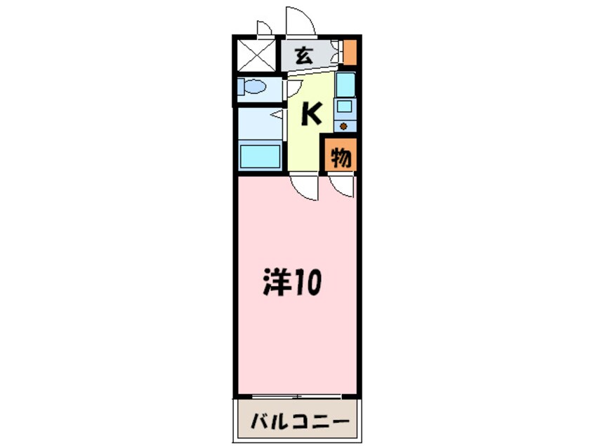 間取図 プランドールＮ２