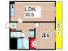 Ｂｌｏｉｓ　亀城 1LDKの間取り