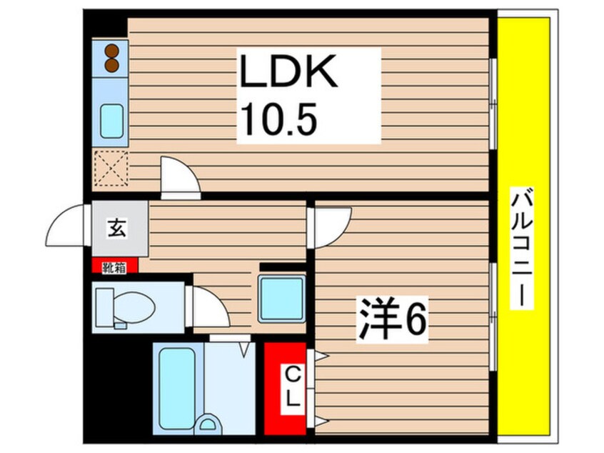 間取図 Ｂｌｏｉｓ　亀城