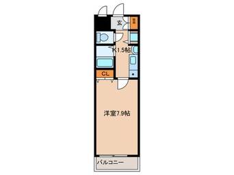 間取図 ﾌﾟﾚｻﾝｽ栄メディパーク(410)