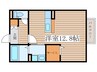 ヴィラ赤坪 1Rの間取り
