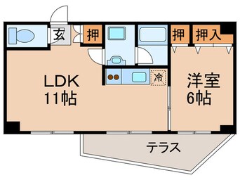 間取図 さつきビル