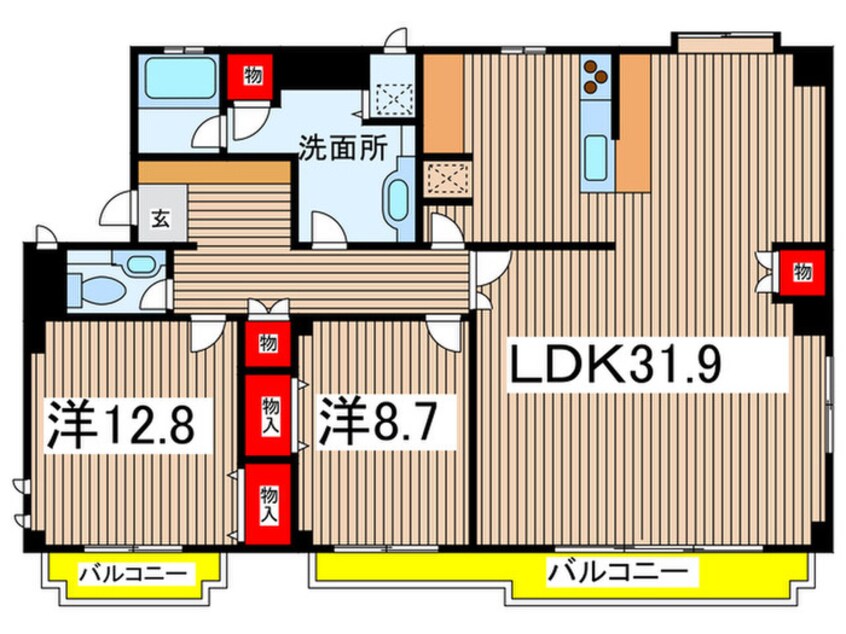 間取図 フォレスト　ヒルズ