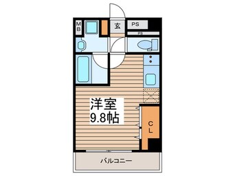 間取図 スカイコート松原