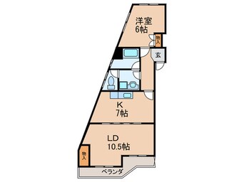 間取図 ビラ稲垣