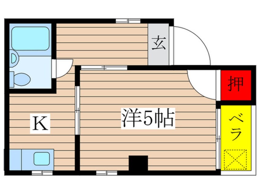 間取図 魚与しビル