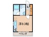 ｏｈａｎａ２４８ 1Rの間取り
