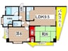 ロイヤル杁中 2LDKの間取り
