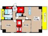 Seizan Court 2LDKの間取り