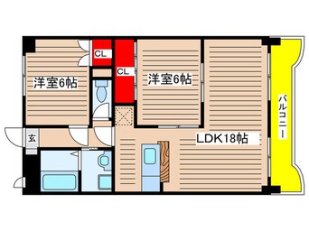 間取図 ホワイトヒルズ丸山