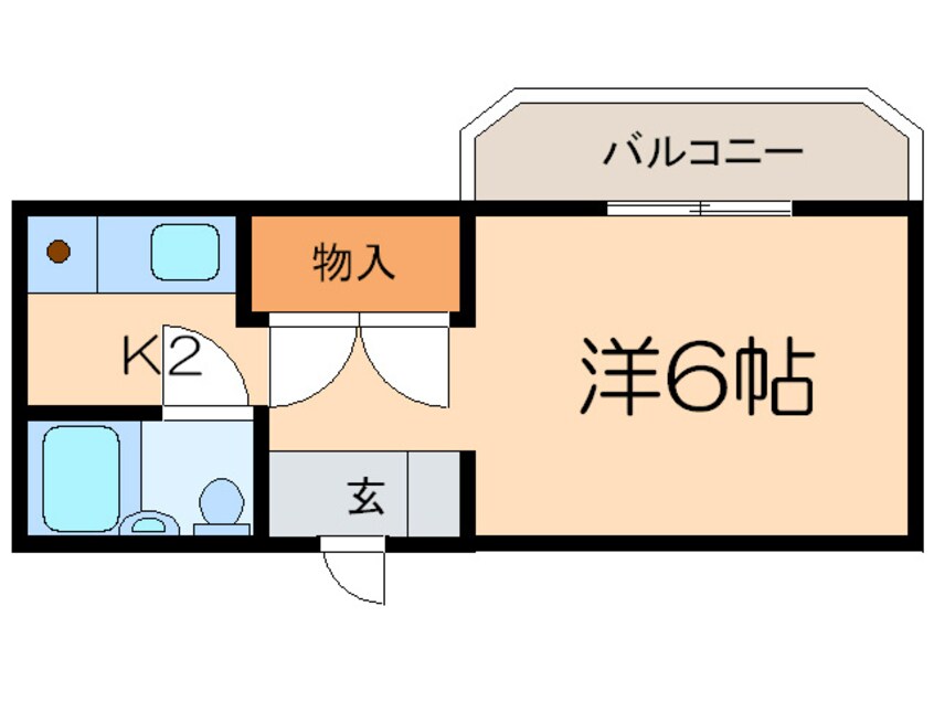 間取図 ア－ク松原