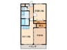 CASA.J 2DKの間取り