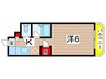 ラフォーレ駒方　B棟 1Kの間取り