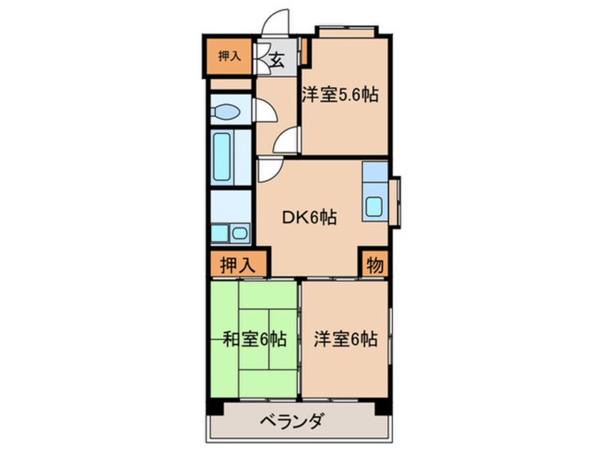 間取図 第２メゾン和幸