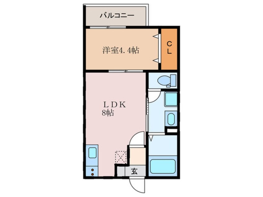 間取図 アーバンリゾート京田町